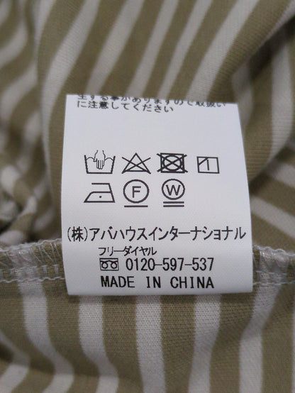 ダブルフェイスボーダーロングスリーブTシャツ