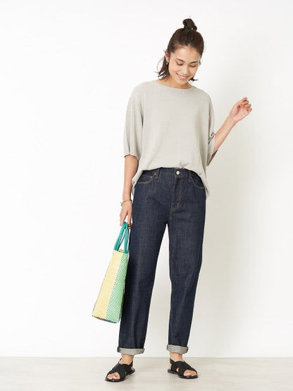 【手洗い可】コードヤーンプルオーバーニット