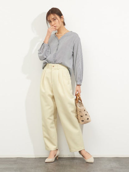 ツータックパンツ