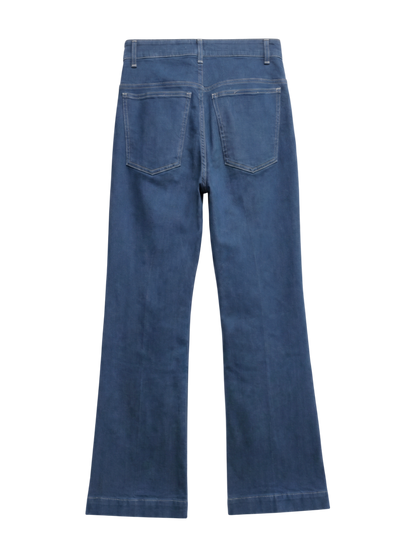 センタープレスフレアーデニム