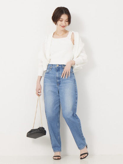 ストレッチリリヤーンニットボレロ