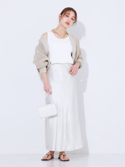 ストレッチリリヤーンニットボレロ