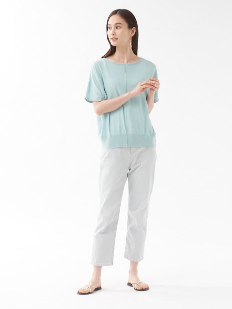 ドライコットンドルマンニット