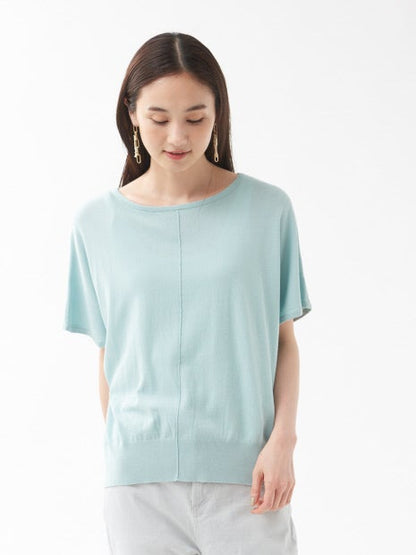 ドライコットンドルマンニット