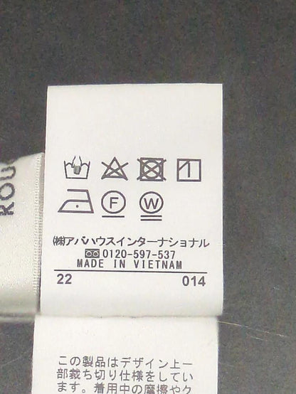 チュール衿ブラウス