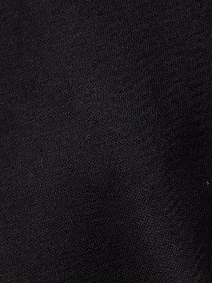 【定番人気】ポンチ 長袖 ハイネック ロング Tシャツ