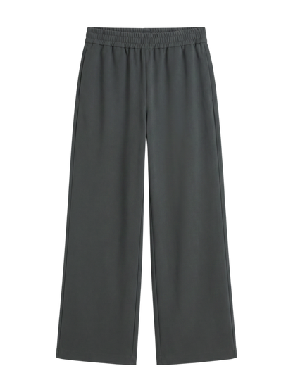 レーヨンストレッチストレートニットパンツ