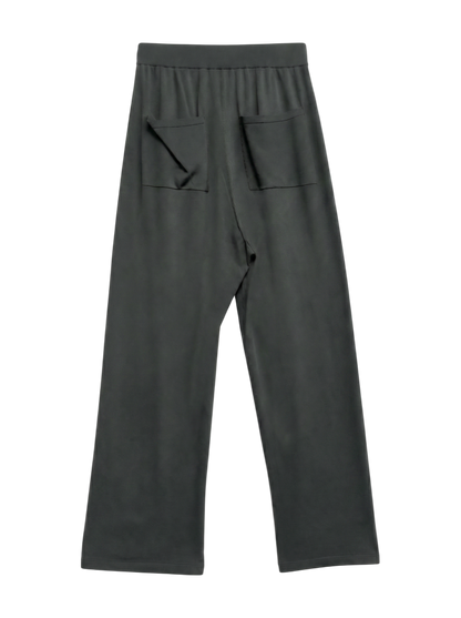 レーヨンストレッチストレートニットパンツ