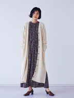 ロングカーデ2WAYニットワンピース