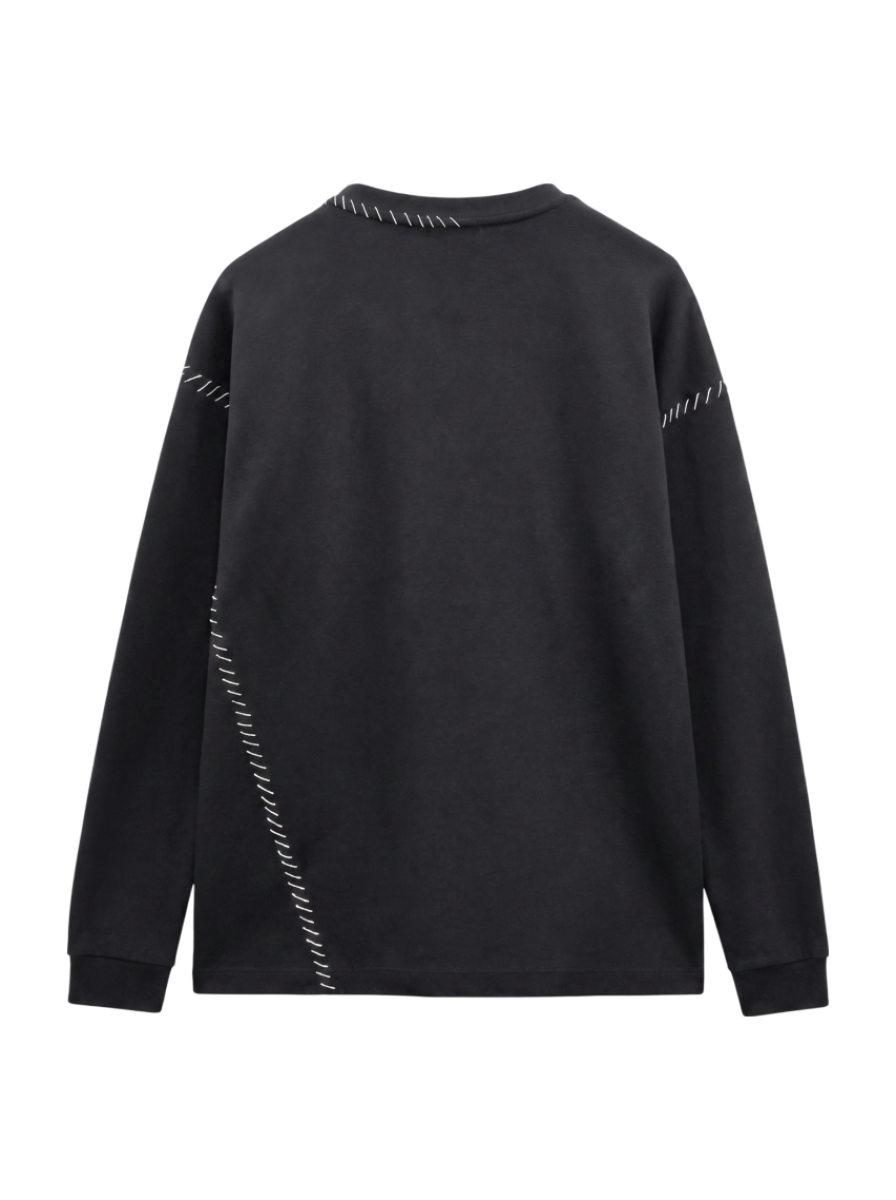 ダンボール ハンドステッチ 長袖Tシャツ