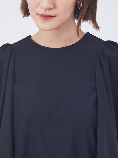 トリコットラッフルスリーブカットソー