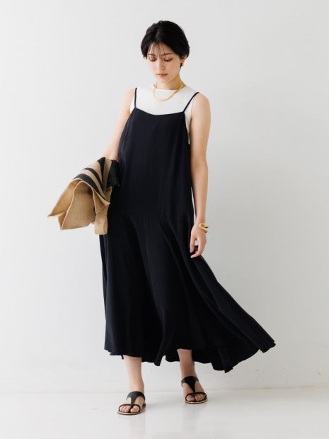 キュプラキャミフレアワンピース