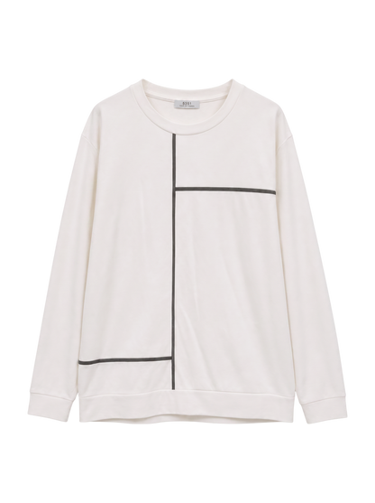 コンポジションライン 長袖Tシャツ