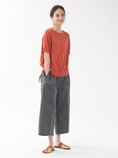 ドライコットンドルマンニット