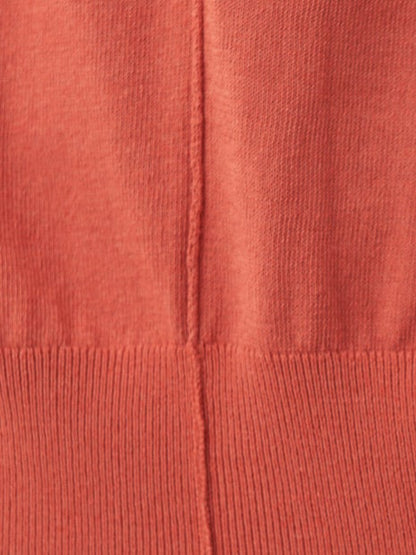 ドライコットンドルマンニット