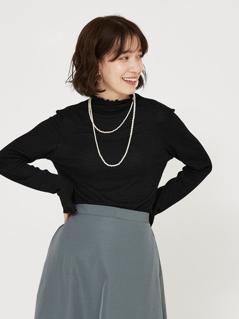 メロウハイネックプルオーバー