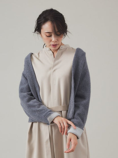 ウールセーブルフォルムニットカーデ