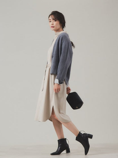 ウールセーブルフォルムニットカーデ