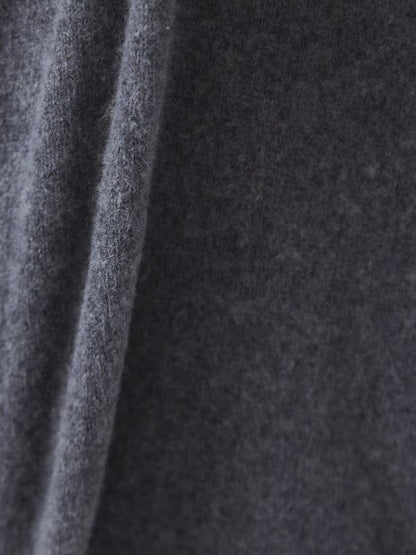 ウールセーブルフォルムニットカーデ