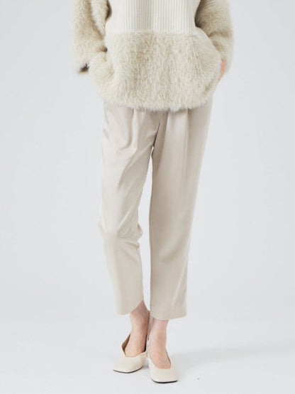 アセテートサテンドロストパンツ