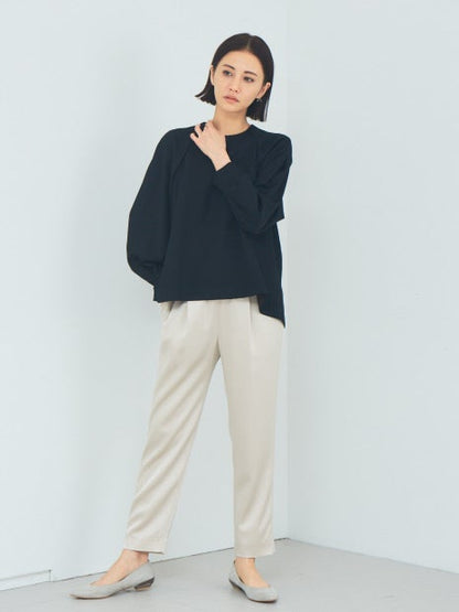 アセテートサテンドロストパンツ