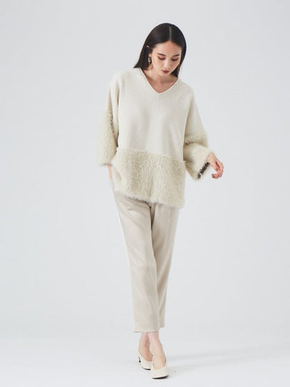 アセテートサテンドロストパンツ