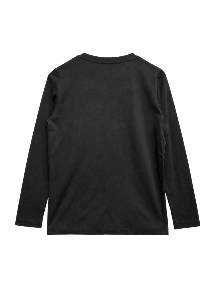 ポンチVネック 長袖Tシャツ