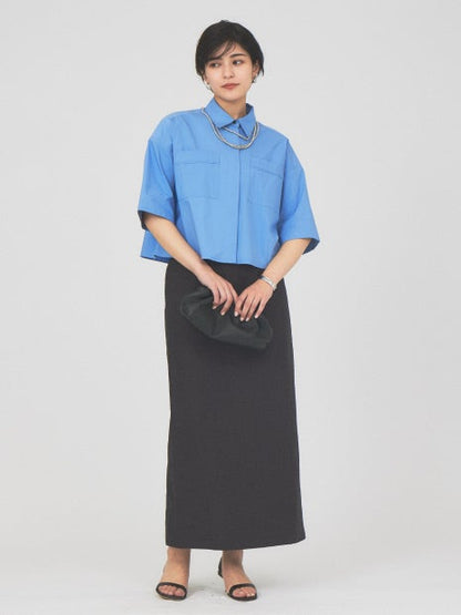 【セットアップ対応】ヘリンボーンリネンスカート