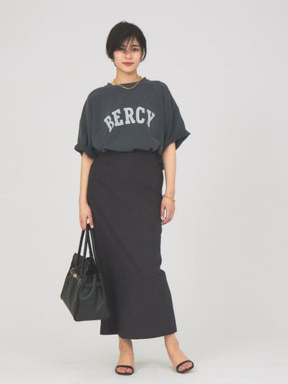 【セットアップ対応】ヘリンボーンリネンスカート