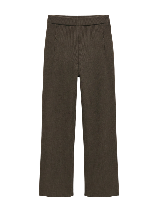 リブニットパンツ