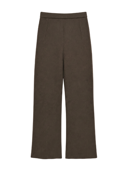 リブニットパンツ
