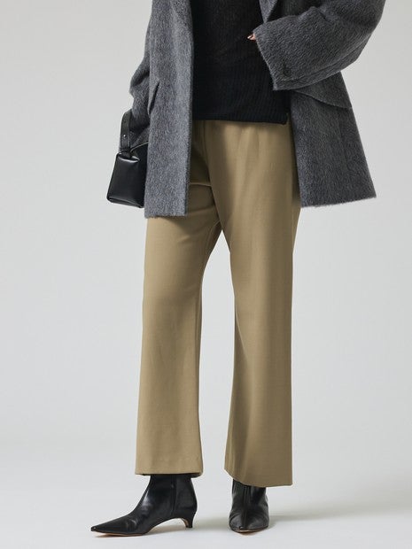 2WAYバックピーチセミフレアーパンツ