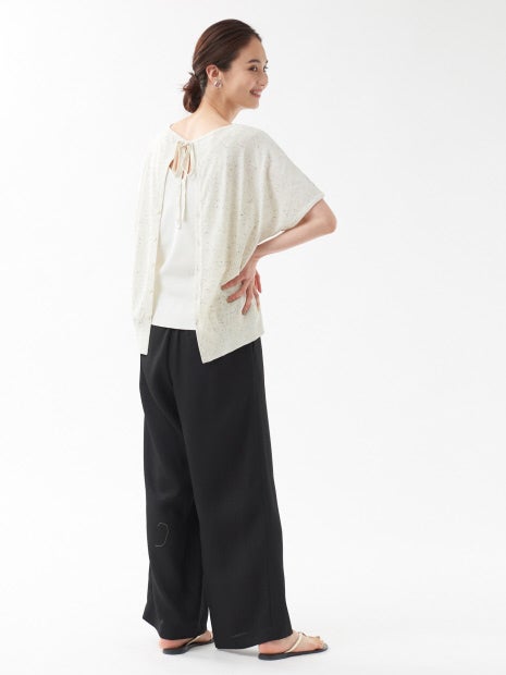 ドライコットンドルマンニット