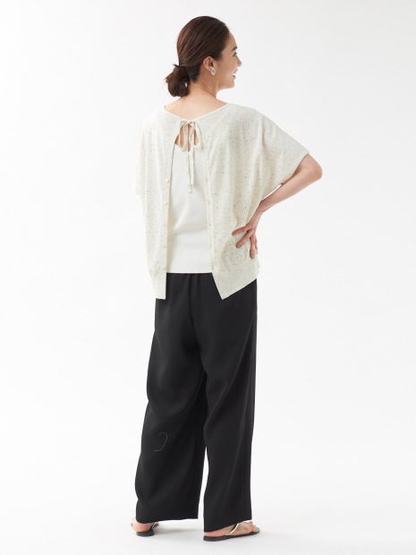 ドライコットンドルマンニット