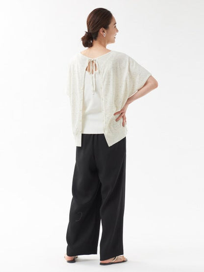 ドライコットンドルマンニット