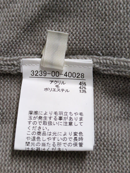 フリンジスリーブニットプルオーバー
