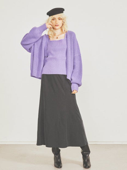 W混アンサンブルニット