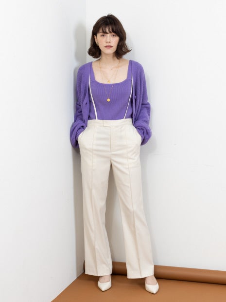 W混アンサンブルニット