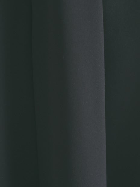 バックサテンジョーゼットドレープパンツ