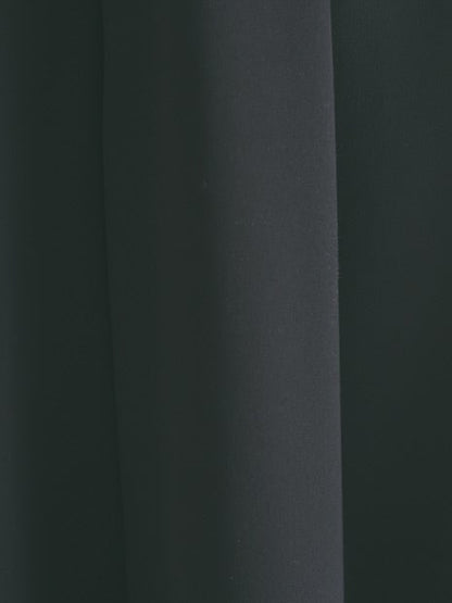 バックサテンジョーゼットドレープパンツ