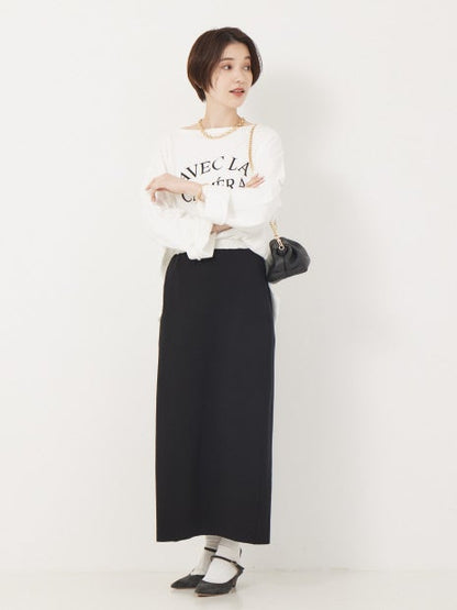 ミニ裏毛ロゴロンT