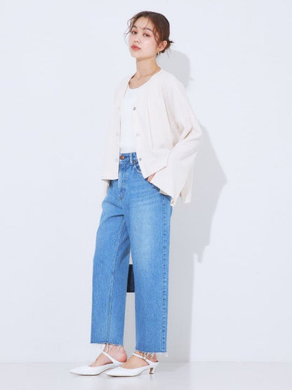 ワッフルカーディガン