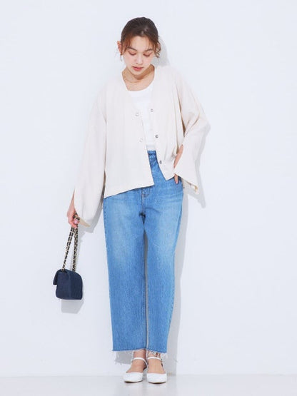 ワッフルカーディガン