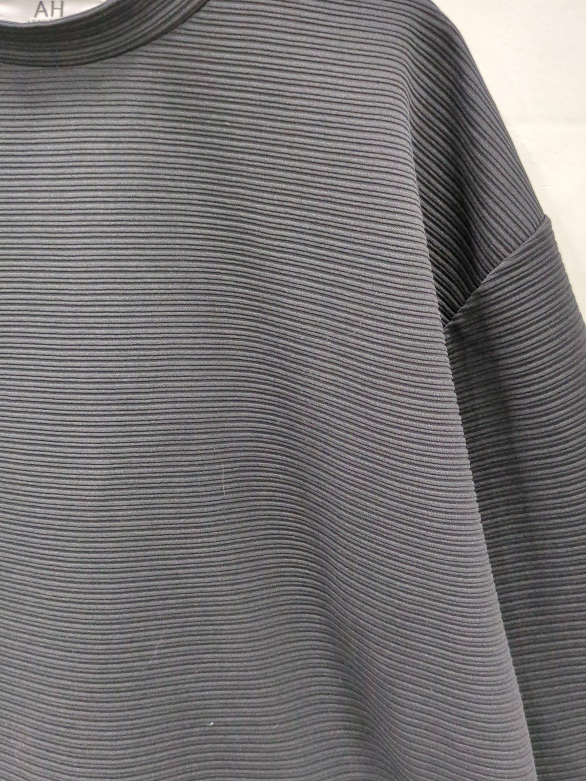リップルボーダー 長袖Tシャツ