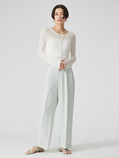 シアーリブニット