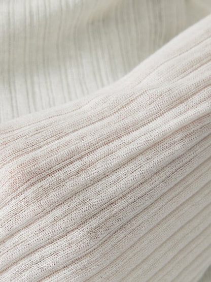 シアーリブニット