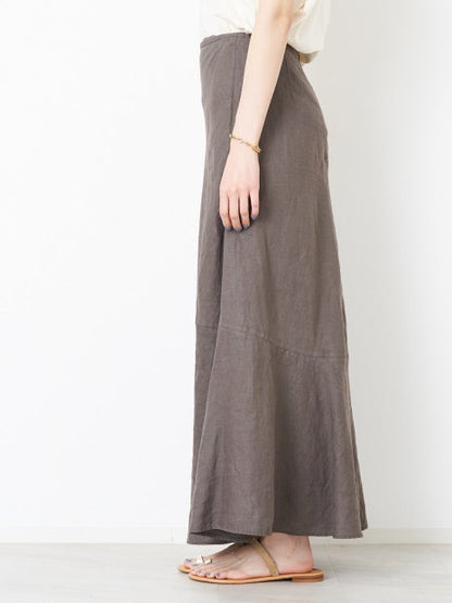 麻製品染マキシスカート