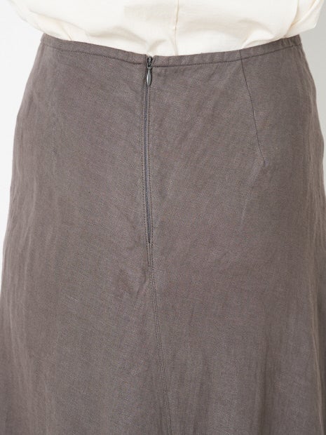 麻製品染マキシスカート