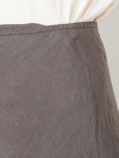 麻製品染マキシスカート