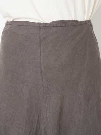 麻製品染マキシスカート